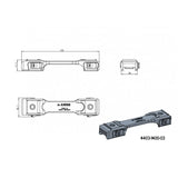 34mm Montageringe für Zielfernrohre | einteilige Picatinny-Schiene mit QD-Hebeln 