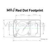 Vector Optics Raserei 1x22x26 MOS Leuchtpunktvisier 